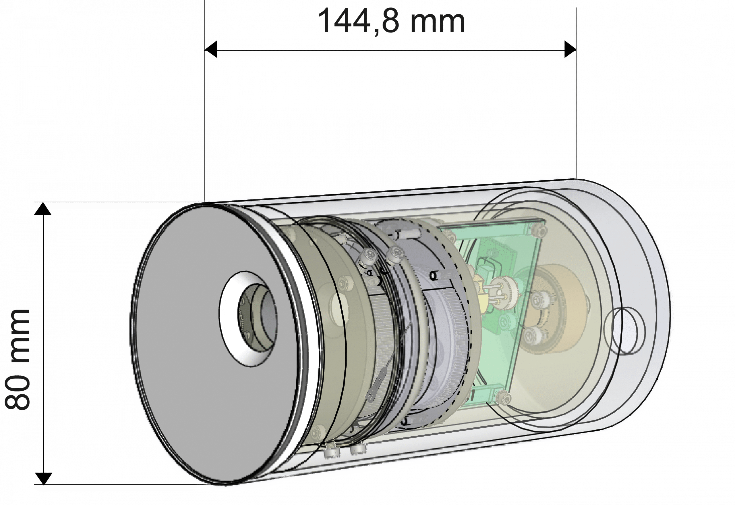 CE312 engineering drawing CIMEL CE312 RADIOMETER